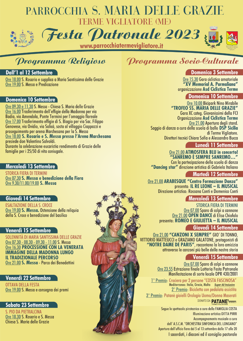 Programma Festa 2023